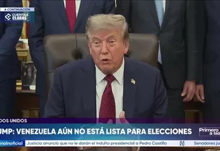 Donald Trump: Venezuela aún no está lista para elecciones