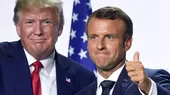 Trump y Macron coinciden en necesidad de reformar la OMS, según la Casa Blanca - Noticias de emmanuel-macron