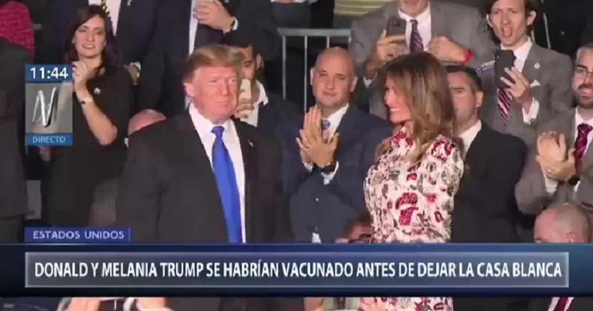 Trump y su esposa se vacunaron contra el coronavirus antes de dejar la Casa Blanca, según The New York Times Trump y su esposa se vacunaron contra el coronavirus antes de dejar la Casa Blanca, según The New York Times