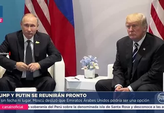 Donald Trump y Vladimir Putin se reunirán en los próximos días