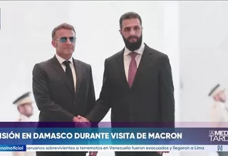 Dos ataques con bombas durante la visita de Emmanuel Macron a Damasco