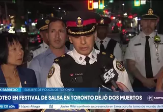 Dos muertos y cuatro heridos tras tiroteo masivo en Toronto