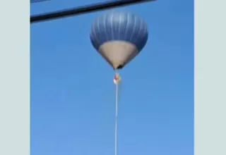 Dos muertos y tres heridos dejó incendio de globo aerostático en México