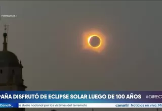 Eclipse solar: visto tras más de 100 años en la península ibérica