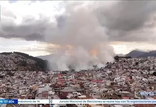 Ecuador: alarma por incendios forestales cerca de zonas residenciales en Quito