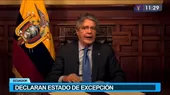 Ecuador declara estado de excepción por criminalidad a causa del narcotráfico - Noticias de narcotrafico