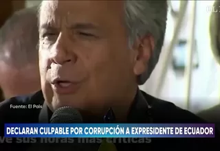 Ecuador: Declaran culpable de cohecho a expresidente Lenín Moreno