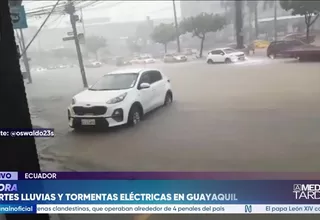 Ecuador: Fuertes lluvias y tormentas eléctricas en Guayaquil