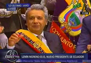 Ecuador: Lenín Moreno asumió la presidencia