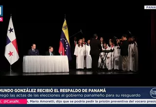 Edmundo González Urrutia recibió el respaldo de Panamá