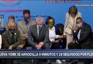 Nueva York: Autoridades se arrodillaron 9 minutos y 29 segundos en memoria de George Floyd