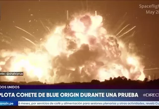 EE.UU.: cohete de Blue Origin explotó en Cabo Cañavera