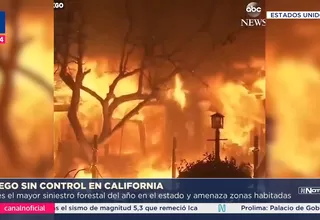 EE. UU.: Incendio arrasa más de 32 mil hectáreas en California