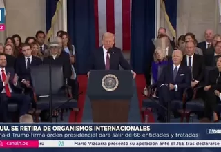 EE. UU. se retira de 66 organismos internacionales por orden de Trump