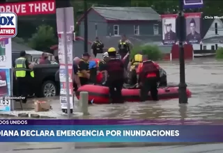 EE. UU.: tormentas e inundaciones dejan 3 muertos y emergencia en Indiana