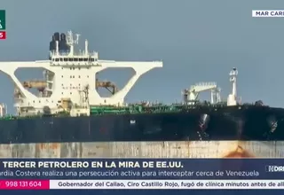 EE. UU. va por tercer petrolero de la 'flota oscura' de Venezuela