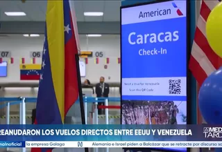 EE. UU. y Venezuela reanudan vuelos directos tras siete años