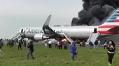 EE.UU.: avión se incendió en el Aeropuerto de Chicago  - Noticias de chicago