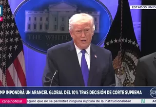 EE.UU.: Donald Trump anuncia nuevo arancel general del 10%