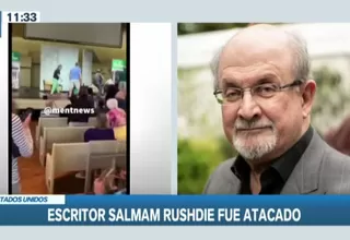 EE.UU.: Escritor Salman Rushdie fue atacado