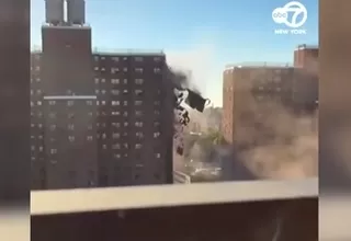EE.UU.: Explosión causa colapso parcial de edificio en Nueva York