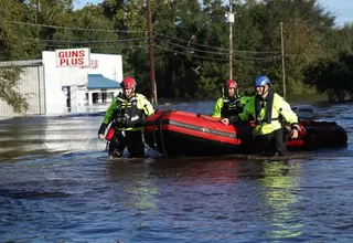 EE.UU.: Florence deja al menos 31 muertos y graves inundaciones 