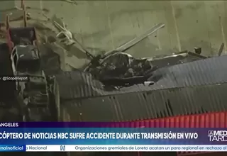 EE.UU.: helicóptero de canal de noticias cayó durante transmisión en vivo