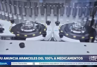 EE.UU. impondrá aranceles de hasta 100% a medicamentos importados