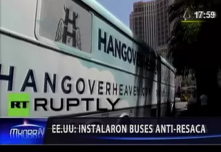 EE.UU.: Instalaron buses anti-resaca 
