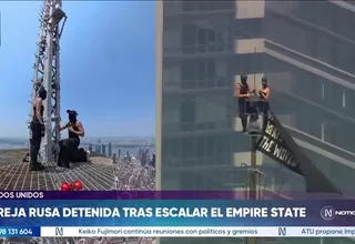 EE.UU.: pareja rusa detenida tras escalar el Empire State