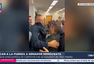 EE.UU: Sacan a la fuerza a senador demócrata