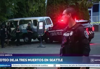 EE.UU.: tiroteo deja 3 muertos y 4 heridos en festival de Seattle