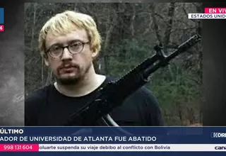 Atacante muerto y policía herido en tiroteo en Atlanta
