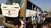 Egipto: atentado contra un autobús de turistas dejó al menos 17 heridos - Noticias de autobus