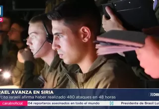 Ejército israelí avanza en Siria