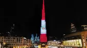 La bandera de Perú iluminó el edificio más alto del mundo - Noticias de bandera