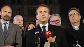 Macron prometió reconstruir Notre Dame y dice que se ha evitado lo peor - Noticias de emmanuel-macron