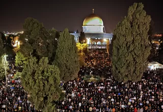 Las emocionantes imágenes de la Noche del Destino en Jerusalén