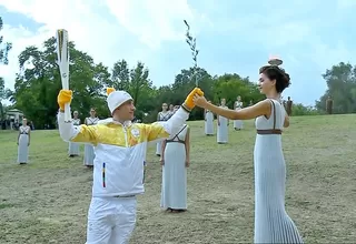 Encendieron la llama olímpica de los Juegos de Pyeongchang 2018