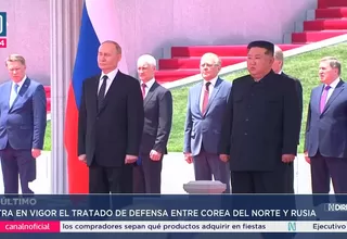 Entra en vigor tratado de defensa entre Corea del Norte y Rusia