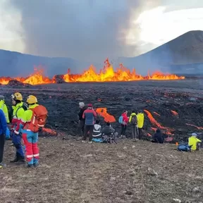 Erupción volcánica en Islandia 