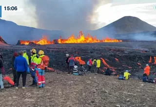 Erupción volcánica en Islandia 