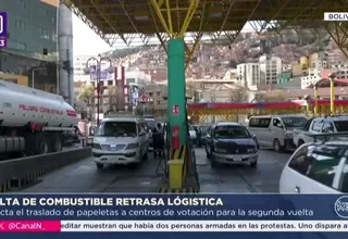 Escasez de combustible retrasa logística electoral en Bolivia
