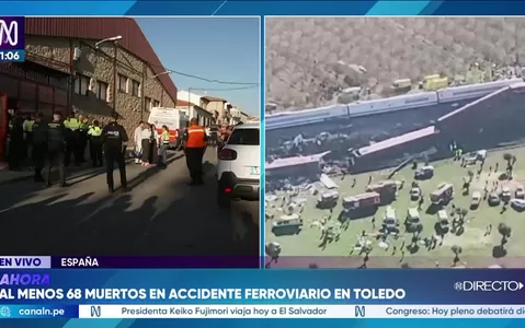 España: Choque entre dos trenes de alta velocidad en Toledo deja 68 fallecidos