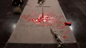 España: artista profanó tumba del dictador Francisco Franco con pintura roja - Noticias de dictador
