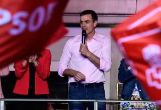 Pedro Sánchez proclamó victoria en elecciones en España y se abre a pactos con partidos