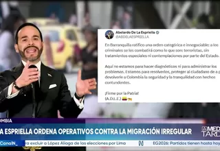 De La Espriella fija postura dura frente a la migración irregular