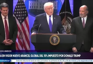 Estados Unidos aplica un arancel global del 15% a importaciones