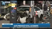 Estados Unidos: Auto fuera de control provocó la muerte de dos personas tras accidente - Noticias de comunidades