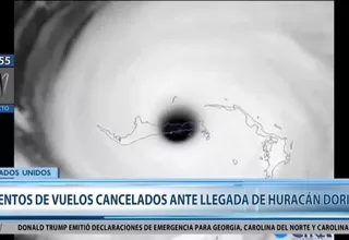 Estados Unidos: cientos de vuelos cancelados en varios estados por huracán Dorian